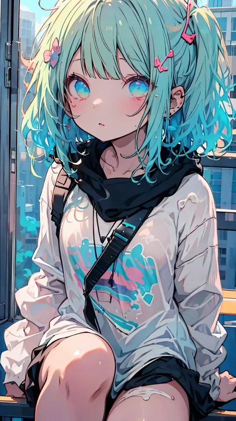 nude,sissy boy,(((nsfw))),(bob hair),Anime style, exhibitionist, downtown, ((masturbation)),(((penis))), ejaculating , exposing small breasts, small nipples,(((ahegao))),(((cum)))