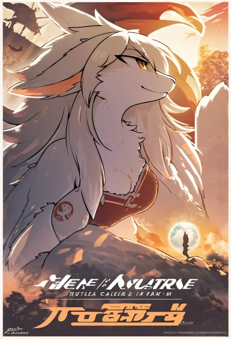 top quality, best quality, movie poster, rzminjourney, vector-art, High-quality illustrations, masterpiece(kemono, furry anthro)logo mark, round,