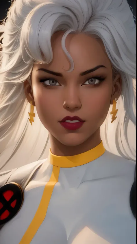 desenho animado_X_humano_tempestade,ownwaifu,
Cabelo longo,cabelo branco,pele escura,dark skinned female,seios,lips,olhos azuis,very pele escura,medium seios,lipstick,Cabelo flutuante,very Cabelo longo,inventar,cabelo grande,cabelo encaracolado,red lips,ey...