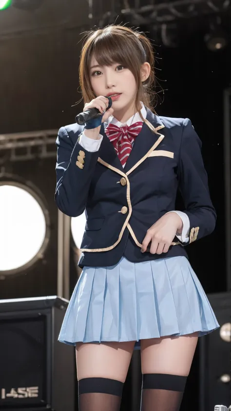 Dogenzaka 69，A live costume of a high school girl&#39;s uniform mini skirt，Live costume: high school girl uniform jacket，Girl Idol，Concert Venues