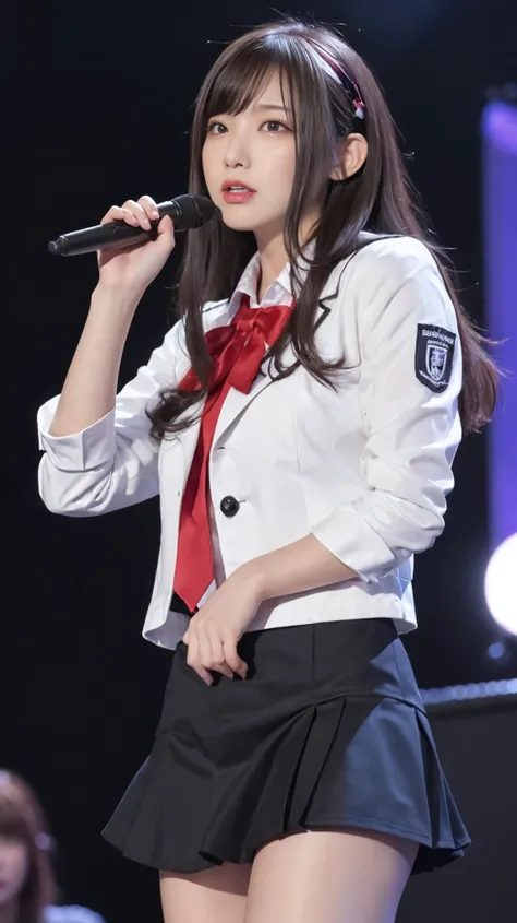 Dogenzaka 69，A live costume of a high school girl&#39;s uniform mini skirt，Live costume: high school girl uniform jacket，Girl Idol，Concert Venues