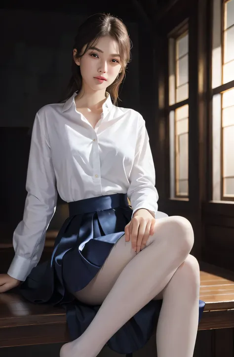 ultra realistic 8k cg, picture-perfect face, flawless, clean, masterpiece, professional artwork, famous artwork, perfect face, beautiful face, beautiful eyes, ((perfect female body)), solo,(immersive atmosphere, chiaroscuro:1.5,bright light:1.2,luminous li...