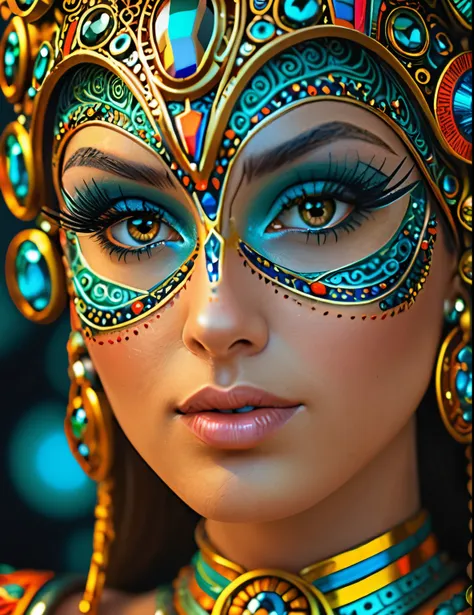 raw image, mid close-up of the goddess of speed and accuracy, amazing eyes that pierce your soul, wear elegant clothes with brig...