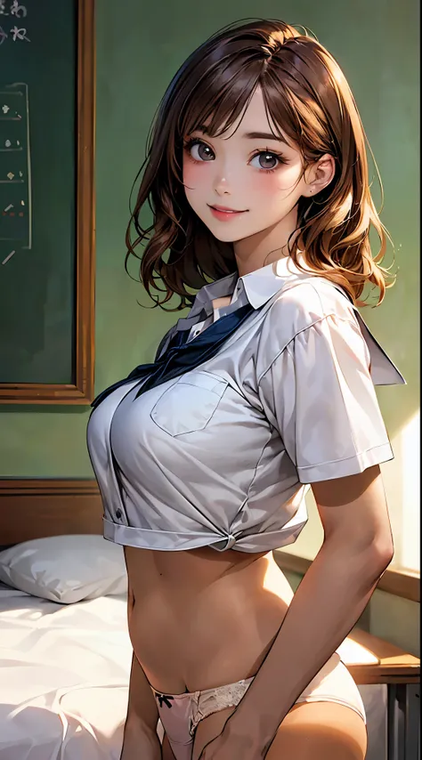 (masterpiece:1.2, highest quality), (realistic, photorealistic:1.4), beautiful illustrations, (natural side lighting, movie lighting), looking at the viewer, Upper body, (Front view), 1 girl, perfect face, Cute symmetrical face, shiny skin, baby face, long...