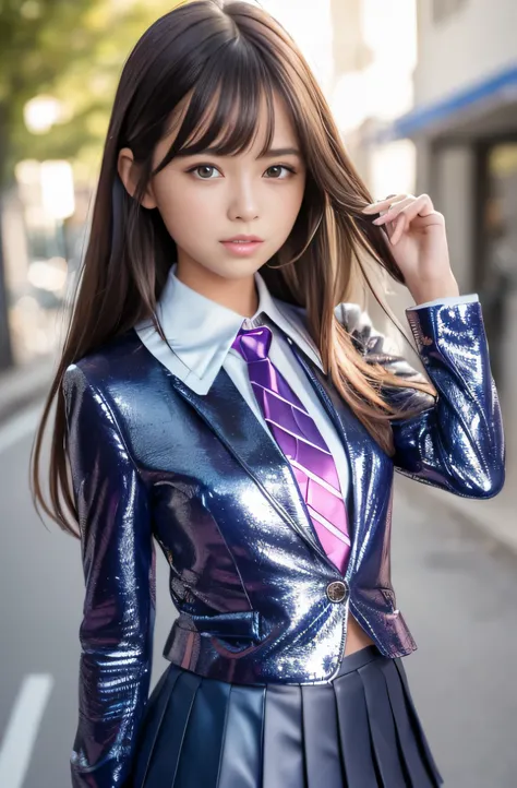 Angelic Very beautiful cute girl,11 yo,
Beautiful detailed eyes, 
Detailed double eyelids,
(Large eyes:1.4),
Long straight brown hair, 
see-through bangs,
Sharp Focus,small straight nose,
beautiful detailed face and eyes, 
drooping eyes,
(Soft Saturation: ...