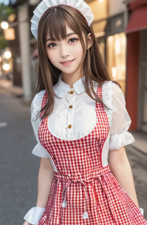 Angelic Very beautiful cute girl,14 yo,
Beautiful detailed eyes, 
Detailed double eyelids,
(Large eyes:1.4),
Long straight brown hair, 
see-through bangs,
Sharp Focus,small straight nose,
beautiful detailed face and eyes, 
drooping eyes,
(Soft Saturation: ...