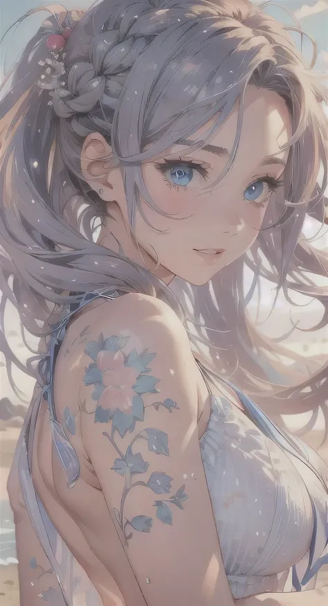 ((highest quality)), ((masterpiece)), (Get used to it), Perfect Face , masterpiece、highest quality、High resolution、High-quality images、8k, 1 female、Skin Radiance、Texture of skin and clothing、Expression of fine eyes、Shiny bright golden hair,Girl with long b...