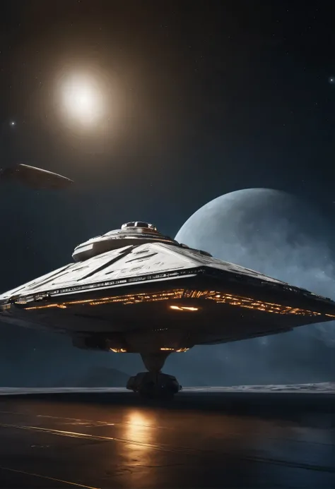 In this highly detailed CG Unity 8K wallpaper、You&#39;ll be transported to the intricately crafted world of Star Wars。The Star Destroyer aircraft、A streamlined design with complex textures、Accentuated with meticulous detail、Inspires sophisticated awe。Step ...