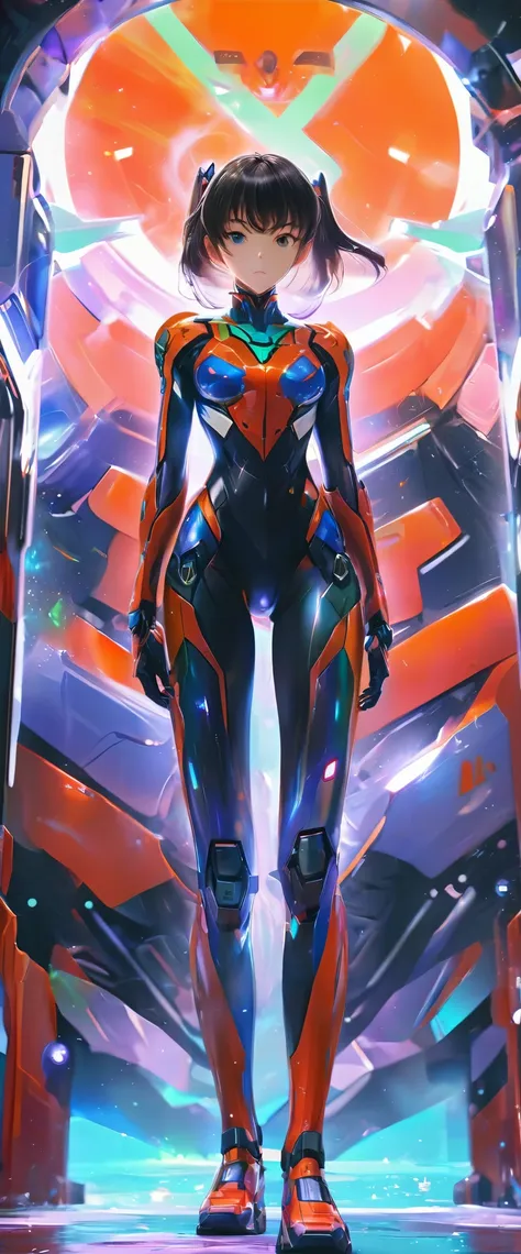 in this highly detailed cg unity 8k wallpaper、before you know it, you&#39;ll step into the world of evangelion.。the meticulously...