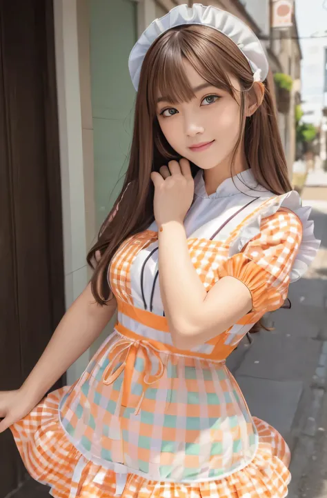 Angelic Very beautiful cute girl,14 yo,
Beautiful detailed eyes, 
Detailed double eyelids,
(Large eyes:1.4),
Long straight brown hair, 
see-through bangs,
Sharp Focus,small straight nose,
beautiful detailed face and eyes, 
drooping eyes,
(Soft Saturation: ...