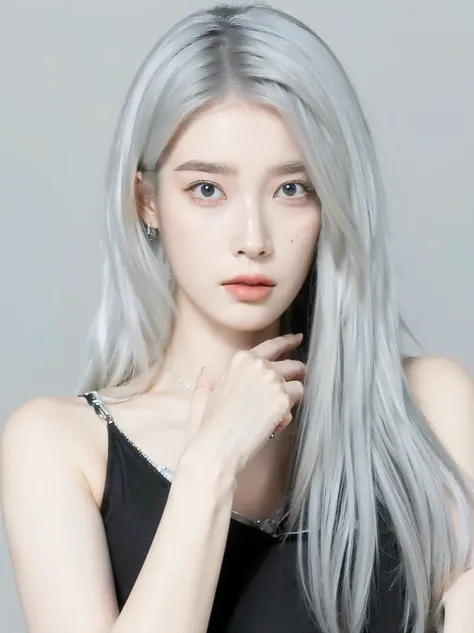 White hair 