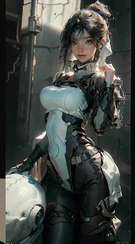 ((best quality)), ((masterpiece)), (detailed:1.4), 3d, an image of a beautiful cyberpunk female,hdr (high dynamic range),ray tra...