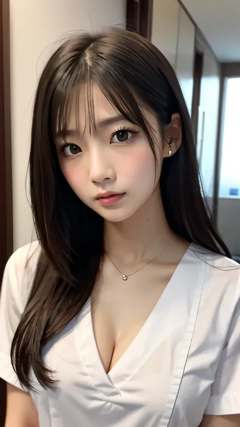 highest quality, Detailed workmanship、High resolution、(8k, High resolution:1.2)、RAW Photos, Realistic、Slim figure、High resolutionの顔、the face is in focus、High resolutionの目、(Concentrated, Symmetrical pupils:1.2)、High quality and beautiful skin、Firm Skin、Natu...