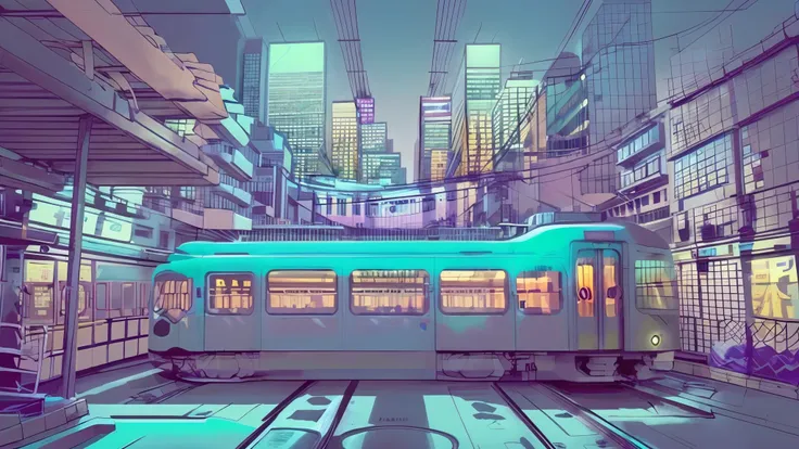 There is a woman standing on a subway train with a book, beautiful anime scenes, ( ( Makoto Shinkai ) ), Pondering. By Makoto Shinkai, Makoto Shinkais style, By Makoto Shinkai, By Makoto Shinkai, in the style of makoto shinkai, Anime. By Makoto Shinkai, to...