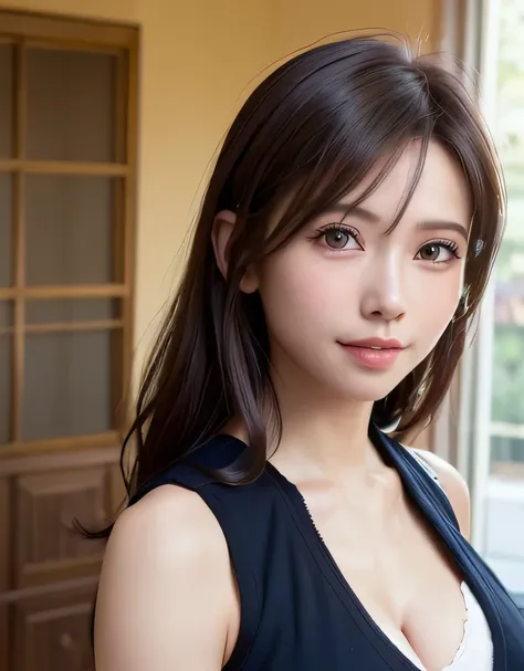 ((((masutepiece, Best Quality, High resolution)))), extremely detailed 8K, Beautiful girl with slim body, (Ultra HD, Ultra-detailed, Highly detailed, Highly realistic, Ultra-realistic, photos realistic), (1girll:1.5), short wavy hair, bob cuts, (dynamicpos...