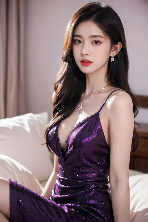 Top CG, Highest image quality, masterpiece, Gentle and beautiful girl, (185cm美女), (fit), Imperial sister, Queen temperament, White skin, ((Long legs)), perfect facial features, Bright Eyes, Seductive pose, Red lips, Beautiful and cold (A major breakthrough...