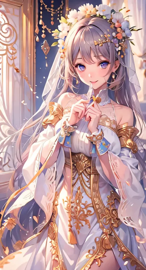 ((highest quality)), ((masterpiece)), (detailed), Perfect Face , beautiful girl , Otome , Arabian costumes ,