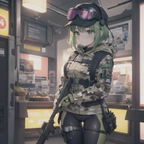 ((masterpiece)),(best quality),official art,extremely detailed cg,unity 8k wallpaper,ultra detailed,1girl,solo,ela, jacket, legg...