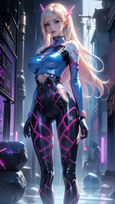 (Obra maestra: 1.4), (8K, realista, foto cruda, La mejor calidad: 1.4), ojos expresivos, cara perfecta, high resolution, 1 chica, solo, (आहाना:1.4) ,(D.va (Song Hana) Song Hana :1.4), pelo largo, By the chestnut, (Auriculares:1.4) ,(Latex Pilot Suit:1.4), ...