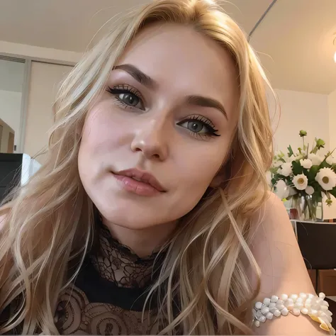 blond woman with long hair and a black top sitting in a chair, irina nordsol kuzmina, profile image, aleksandra waliszewska, yelena belova, ekaterina, niele toroni, moleksandra shchaslyva, angelina stroganova, kimberly asstyn, kirsi salonen, ewa juszkiewic...