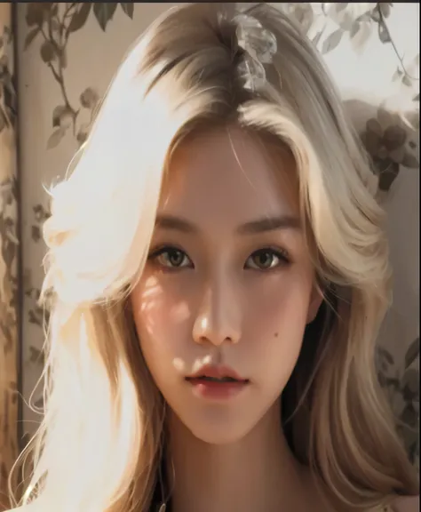 Close-up of a woman with long blonde hair and dress, Ross Tran 8 k, loish and Ross Tran, Realistic. Chen Yi, Gweiz style artwork, Ross Tran style, Ross Tran and wlop, Ross Tran!!!, in the style of Ross Tran, inspired By Chen Yanjun, photoRealistic digital ...