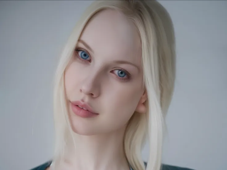 blond woman with blue eyes and pink lips posing for a picture, yelena belova, anna nikonova aka newmilky, extremely pale blond h...