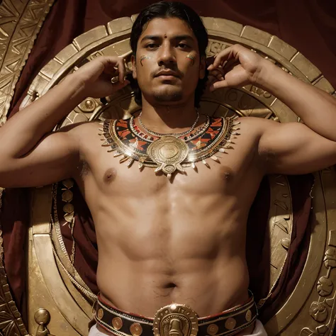 Roman Emperor with Aztec aesthetics (Que se vea su cuerpo entero)