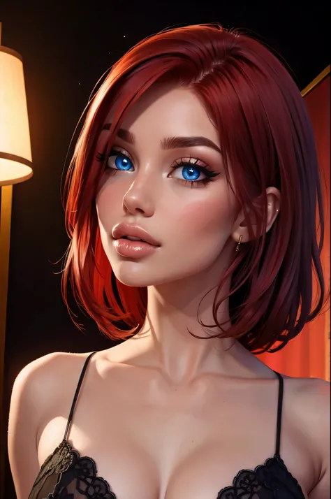 (sexy red haired young woman,perfect body,posing,model,stage,luxury hall),(oil painting),(detailed face,beautiful eyes,detailed lips),(best quality,highres:1.2),(realistic),(portrait),(vibrant colors),(soft lighting) Dutch angle