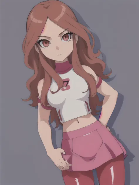 nelly(inazuma_eleven),(best quality:1.1),(ultra detailed:1.1),(detailed eyes:1.1),solo,looking at viewer,sexy,nelly(inazuma_elev...