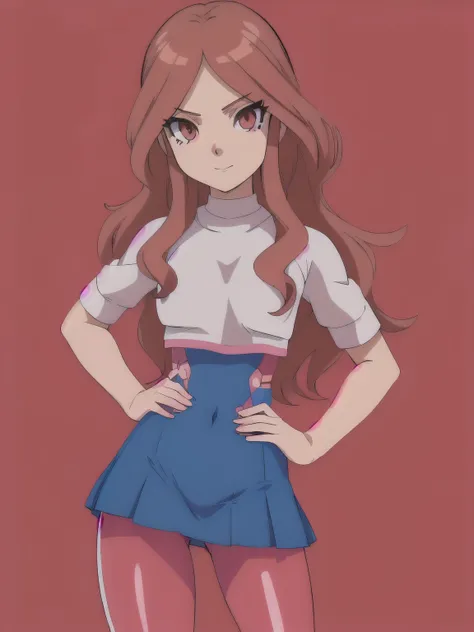 nelly(inazuma_eleven),(best quality:1.1),(ultra detailed:1.1),(detailed eyes:1.1),solo,looking at viewer,sexy,nelly(inazuma_elev...