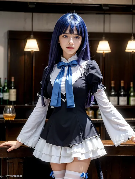 (1 lady), (Best quality at best:1.4), (ultra - detailed), (extremely detailed CG unified 16k), A Beautiful Woman with Perfect Figure: 1.4, Sharp Focus: 1.2, purple hair, very detailed, High-definition RAW color photo, professional photoshooting, amazing fa...