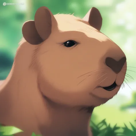 a Capybara, solo, masterpiece, best quality, very aesthetic, absurdres