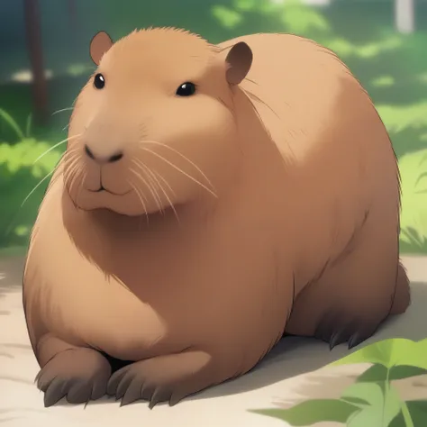 a Capybara, solo, masterpiece, best quality, very aesthetic, absurdres