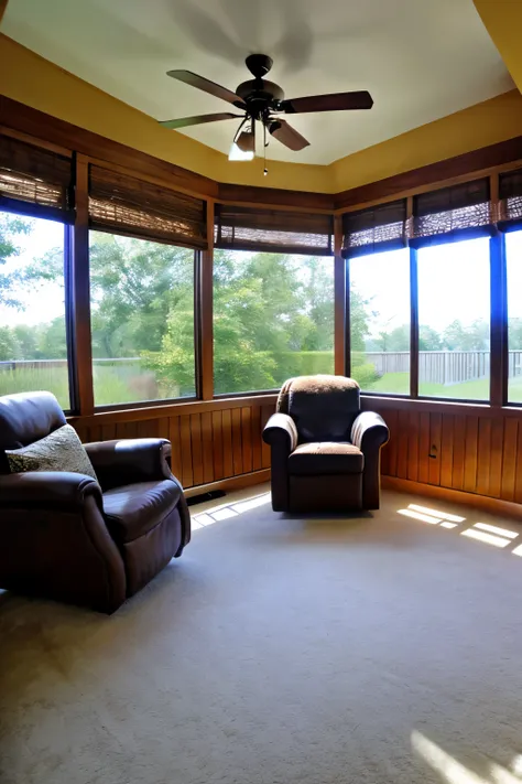 ((best quality)), ((masterpiece)), (detailed), sunroom