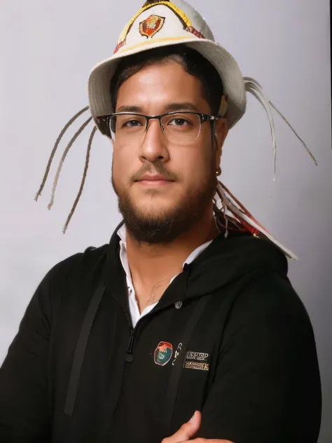 Homem com barba e capuz amarelo, muscle contraction coil / jogador ludwig, barba cheia, foto frontal, barba pequena, barba raspada, musculoso, neck beard, imagem de qualidade muito baixa, with a barba pequena, queixo forte, Sem barba, fotografia selfie 8k,...