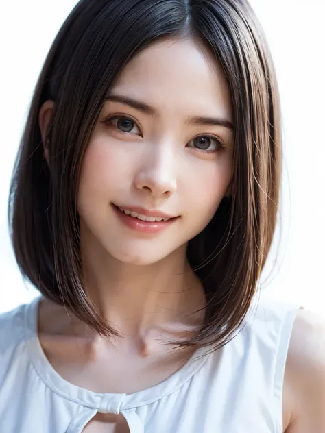 1 girl, alone, Shiny skin, chest, very detaileded, ultra detaileded, Ultra-high resolution, whole body, (Photorealism:1.4), (highest quality), (Best Shadow), Ulzzang-6500, detailed, Perfect lighting, Black Hair, ((Showpiece, highest quality, High precision...