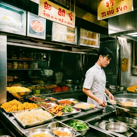 Thai Chef　stall　High exposure