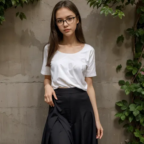 (Masterpiece)1.5 14 Years Old Girls With Black Glasses, Beautifull Face, Beautifull Body, Long Leg, Long Hand, With Long Skirt, Quiet Face, With open chested clothes, Cute Face,stick out tongue while Sad
  , Long Leg, Long Leg, Long Leg, Tongue, Open Leg