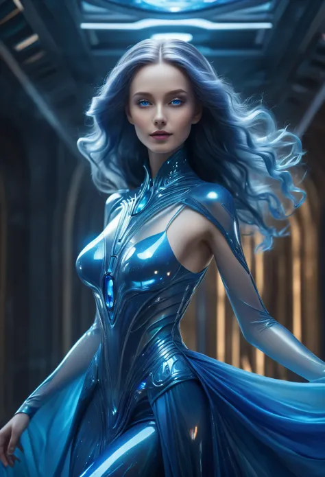 (best quality,highres:1.2),ultra-detailed,(realistic:1.37)
A beautiful alien girl with a body made of sapphire,sparkling blue eyes,long flowing sapphire hair,strong and graceful body,humanoid features,a radiant smile
alien,otherworldly,extraterrestrial
(ex...