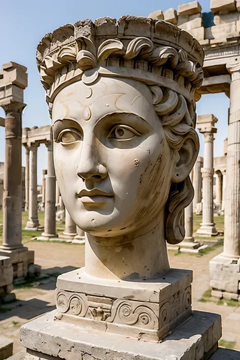 ((best quality)), ((masterpiece)), (detailed),perfect face,Immigrant camp in the Roman Imperial Forums