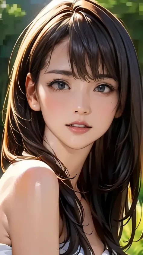 (highest quality、8k、32k、masterpiece)、(Realistic)、(Realistic:1.2)、(High resolution)、Very detailed、Very beautiful face and eyes、1 female、Tight waist、Delicate body、(highest quality、Attention to detail、Rich skin detail)、(highest quality、8k、Oil paint:1.2)、Very ...