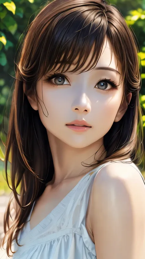 (hig彼st quality、8k、32k、masterpiece)、(realistic)、(realistic:1.2)、(high resolution)、very detailed、very beautiful face and eyes、1 g...