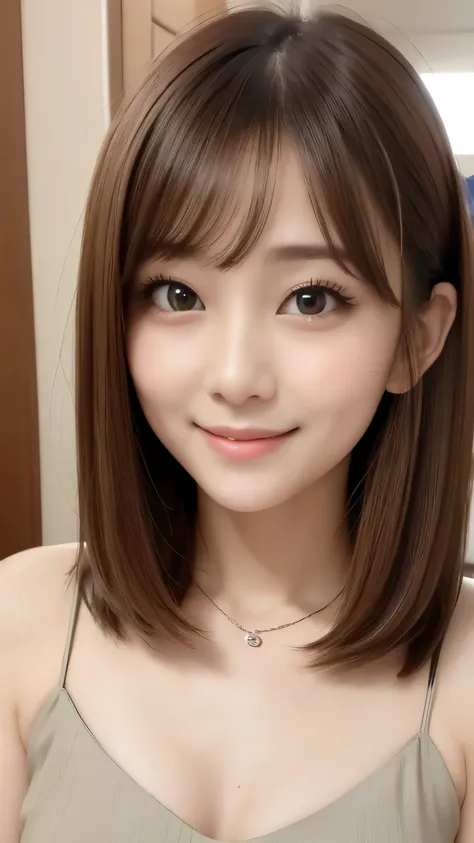 bright表情、Photorealistic:1.32、highest quality、超A high resolution、最も美しい日本のgirlの写真、Cute and beautiful face details、Small Face、(Purelos Face_V1:0.008)、美しいbangs、14 years old、Radiant, fair, glowing skin、Hair gets tangled in the face、girl１people、顔まで伸びるbangs、bangs...