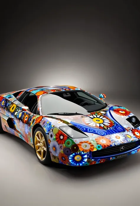 Millefiori glass style，Supercar