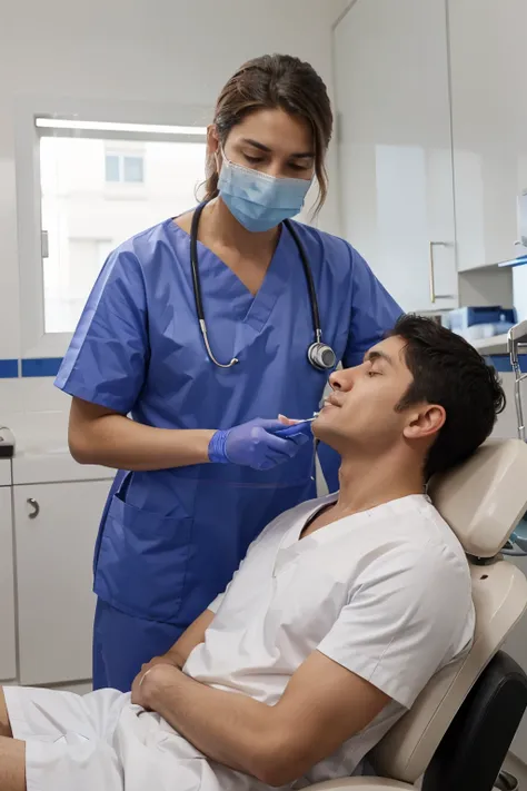 A medical dentist who has a male doctor cures an illness