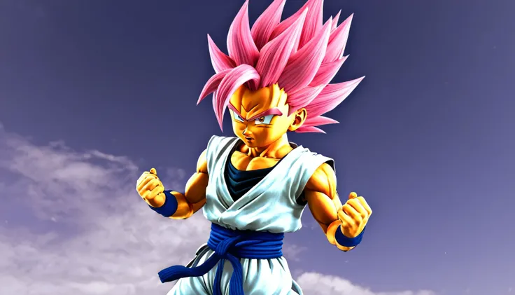 Gogeta en super sayayin rose,con animacion y en calidad +cc