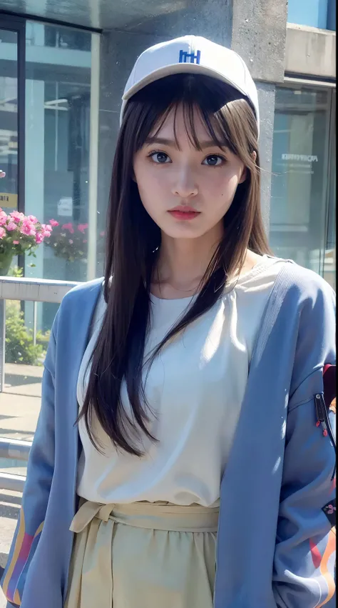 masterpiece, highest quality, 4K, Ultra-high resolution, mishoujo, Painting, Beautiful eyes and fine face, figure, Beautiful details, high resolution figure, Shine_white_particle, One girl, white hair, Light purple eyes, Hair on one eye, Short side details...