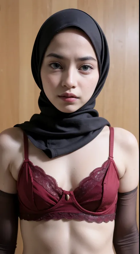 ((Flat Chest)), Naked, Angry pose, Angry face, (((HIJAB MALAY GIRL))), masutepiece, High quality, UHD 45K, Realistic face, Realistic skin feeling , A Malaysia Lady, 8 years old, , Very cute and baby-like face, (((FLAT CHEST))), (MATRIX WORLD), ((look In fr...