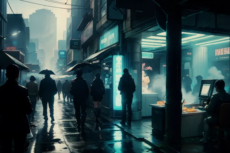 ((highest quality)), ((masterpiece)), (be familiar with), (High definition), (Accurate), (Realistic), (Cinematic), (Best Shadow), (Low contrast), (8K), Perfect Face, ((SYD MEAD style)), manga、mangaデザイン、Storyboard、Panel layout、(Sleeping Woman), (Replicant),...