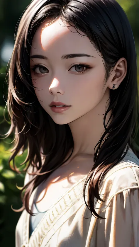 (hig彼st quality、8k、32k、masterpiece)、(realistic)、(realistic:1.2)、(high resolution)、very detailed、very beautiful face and eyes、1 g...